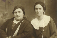 María Isabel con Blanca Werner, en los último meses de su vida